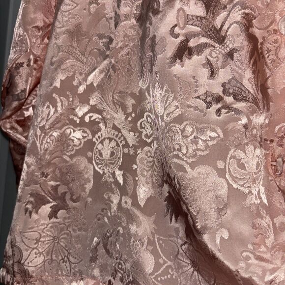 Victoria's Secret Gold Label Satin Sleep Shirt - Petal Pink, size L - Y2K VS - Picture 3 of 5